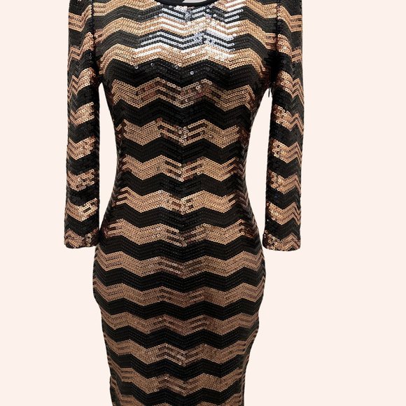 2B Bebe Sequin Mini Cocktail Dress - Picture 8 of 8